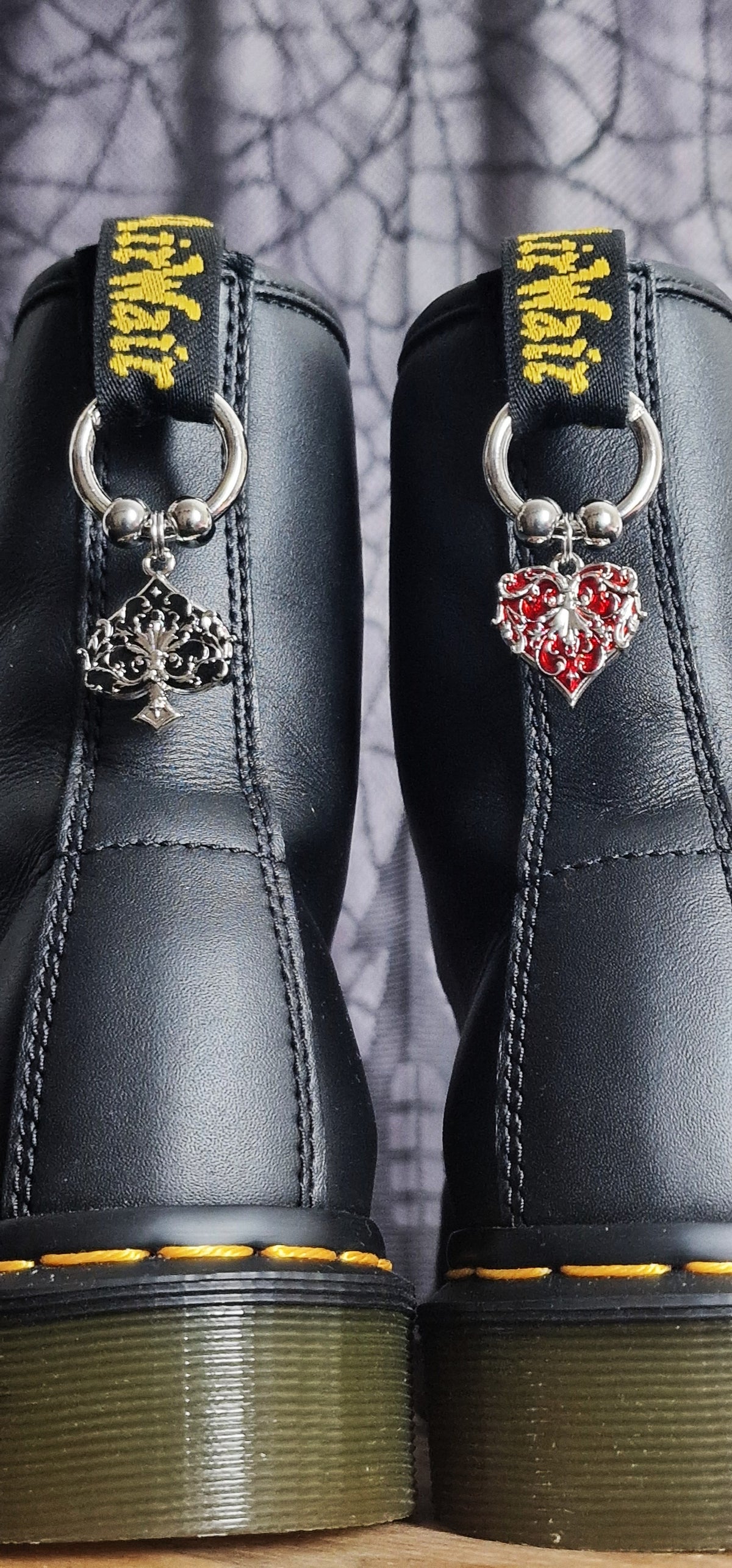 Bijoux simples sur brides arrière -  As Coeur / Pic