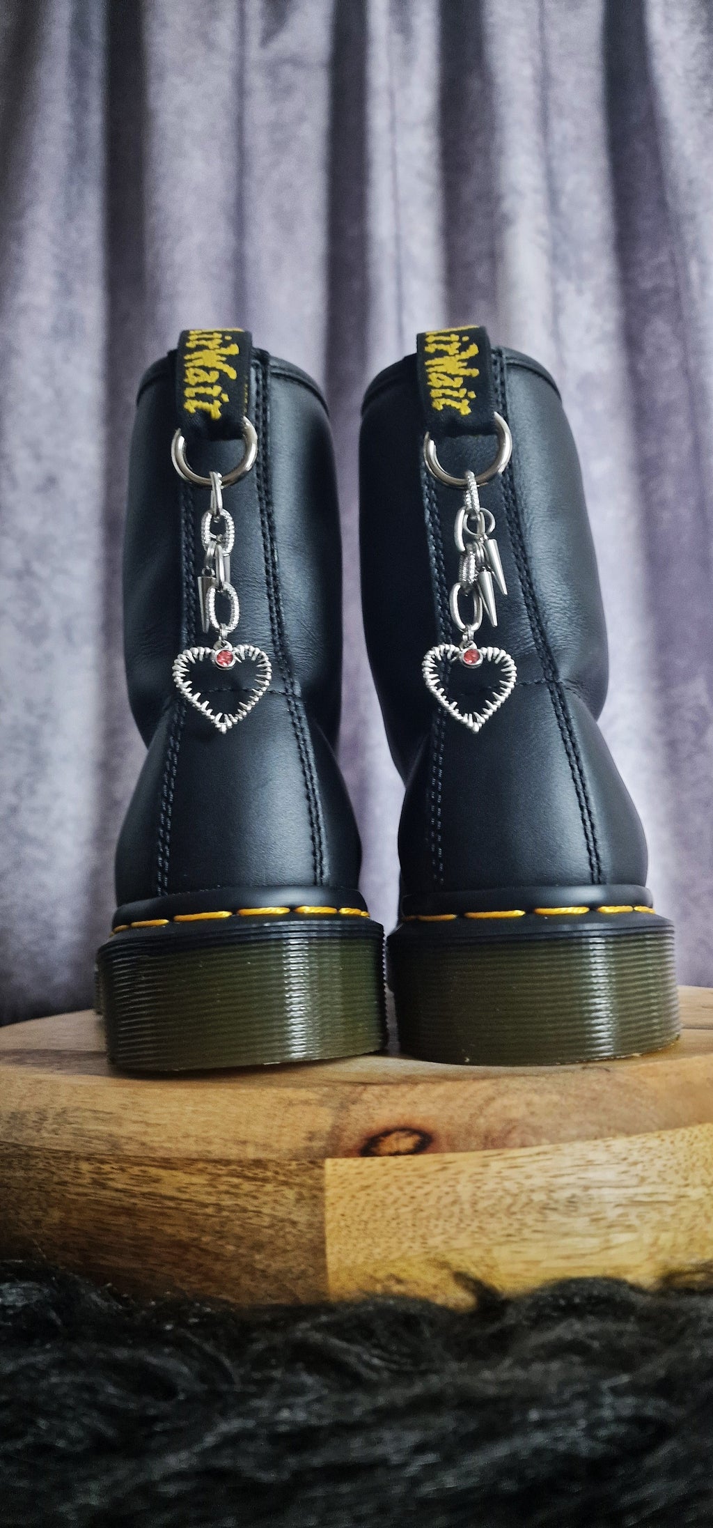 Bijoux simples sur brides arrière - Coeur, chaine, pics & Strass