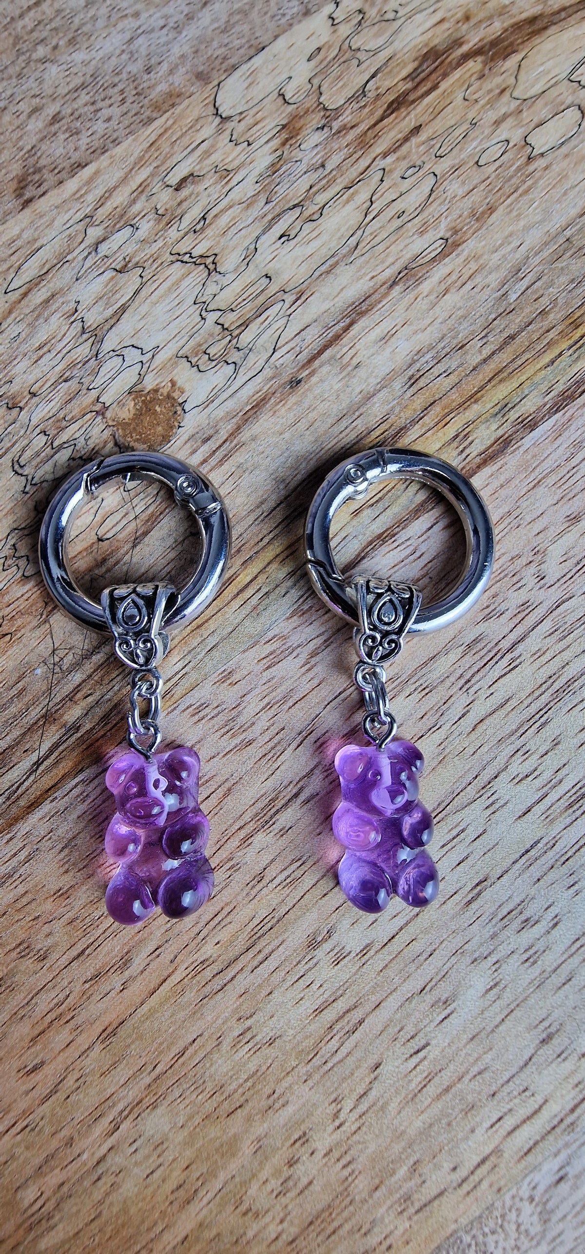 Bijoux simples sur brides arrière - Ourson