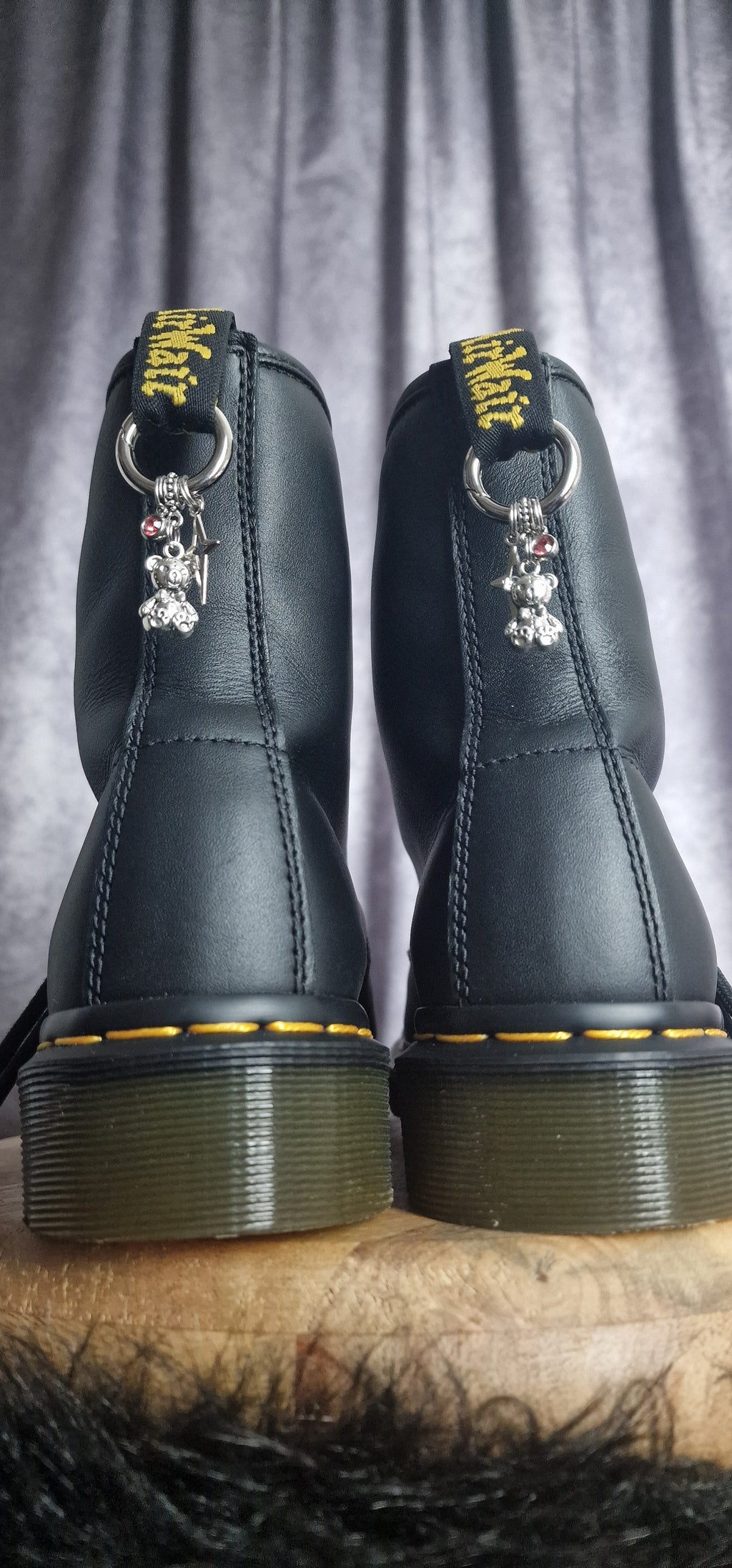 Bijoux simples sur brides arrière - Ourson, étoile & Strass