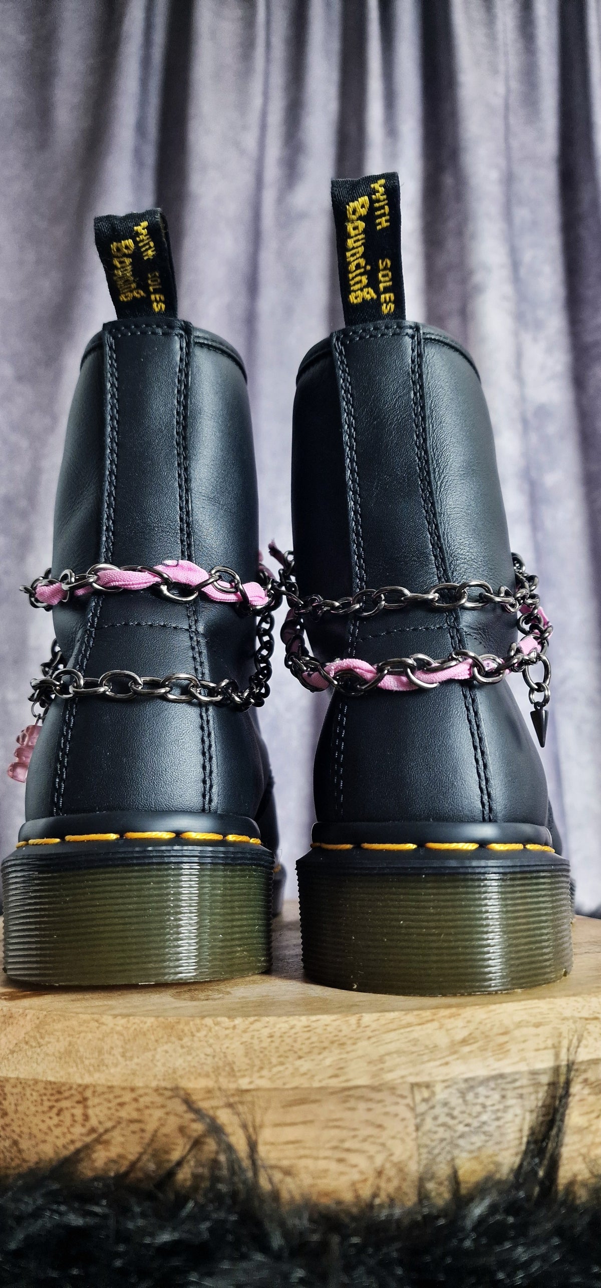 Bijoux chaînes sur lacets - Ourson & bandana