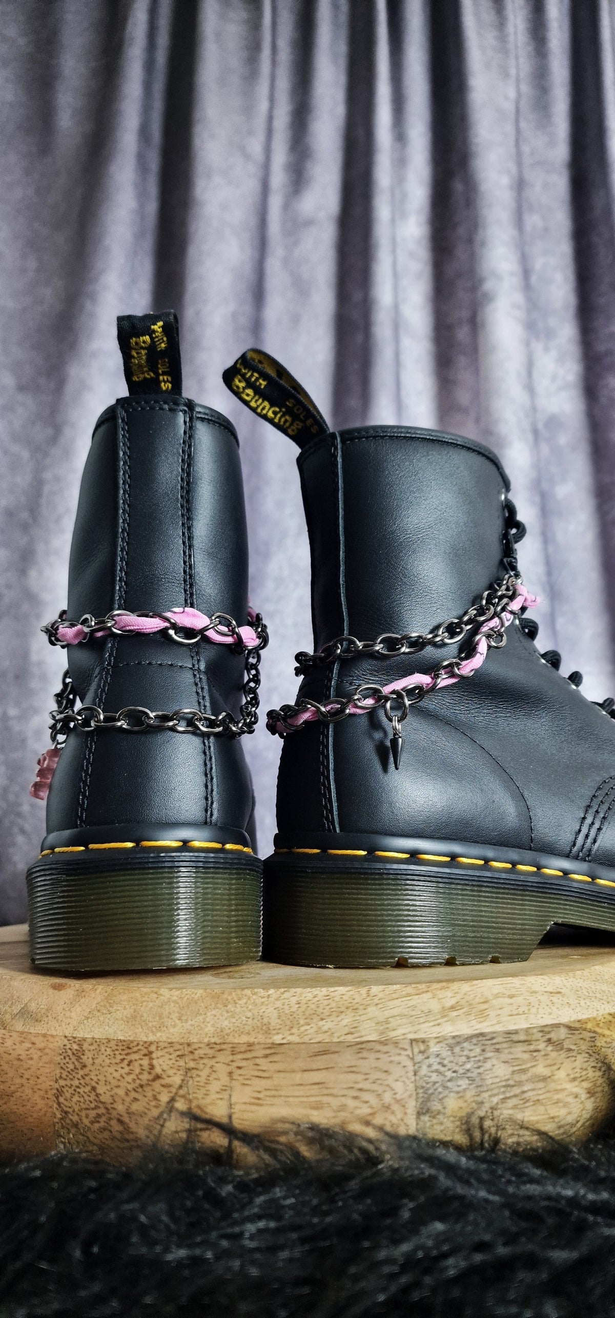Bijoux chaînes sur lacets - Ourson & bandana