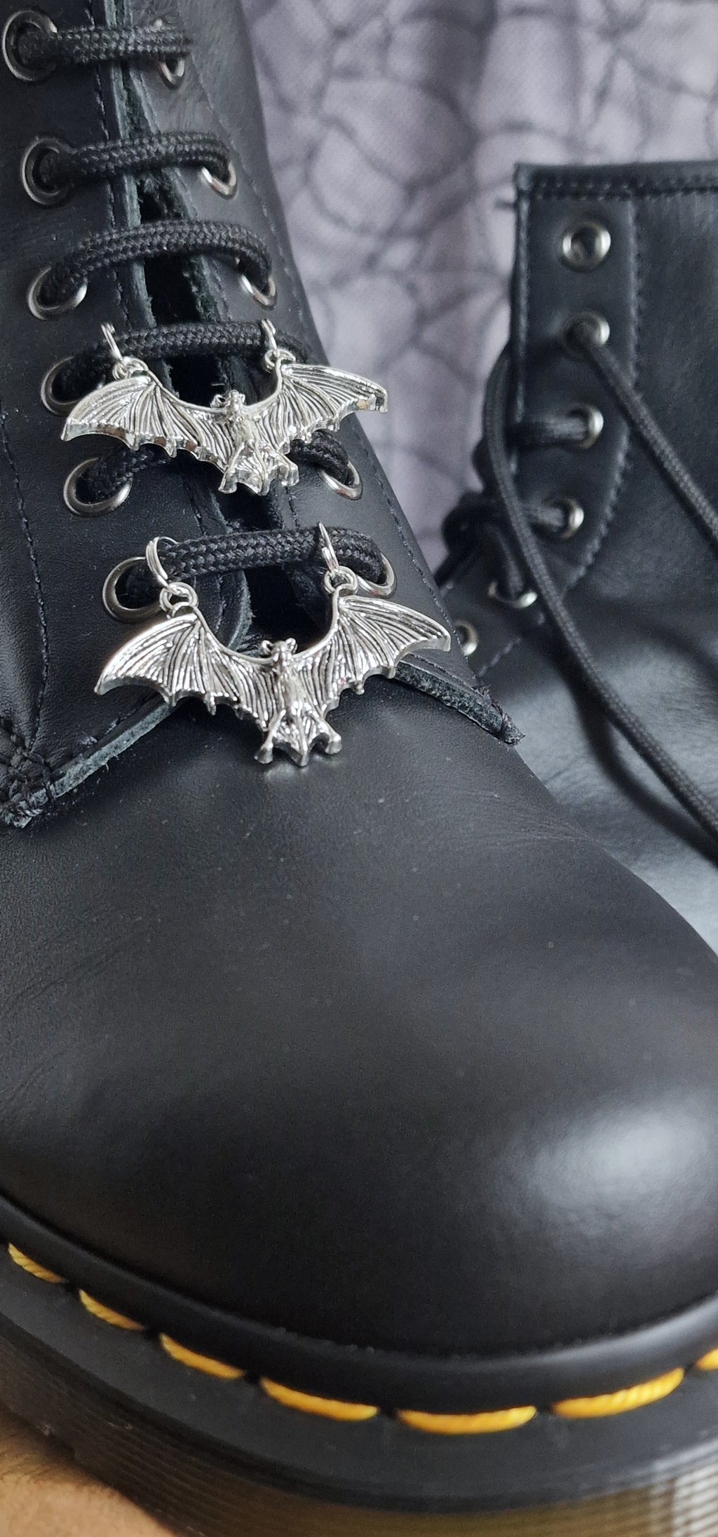 Bijoux simples sur lacets - Chauve-souris
