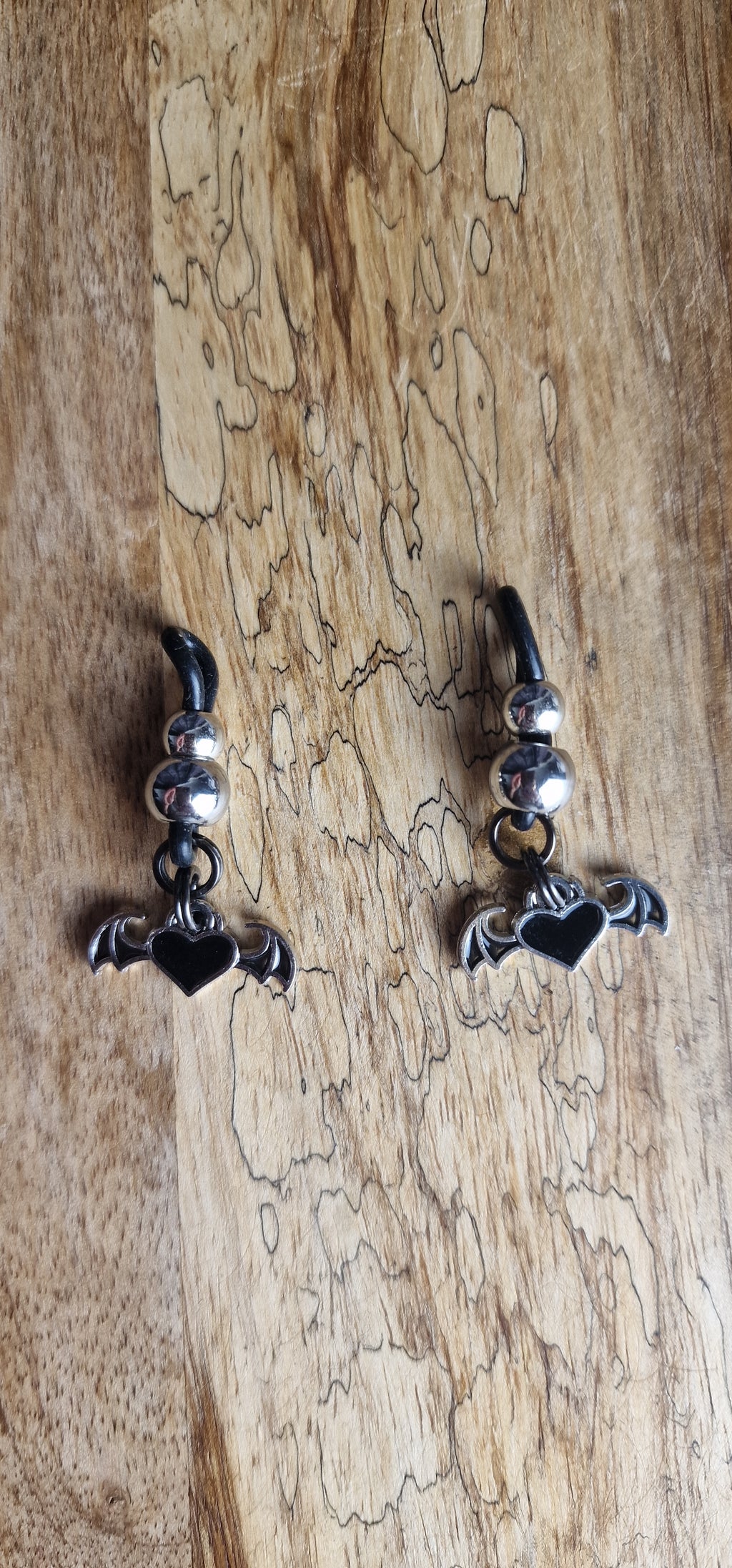 Bijoux simples de lunettes - Coeur & ailes de chauve-souris