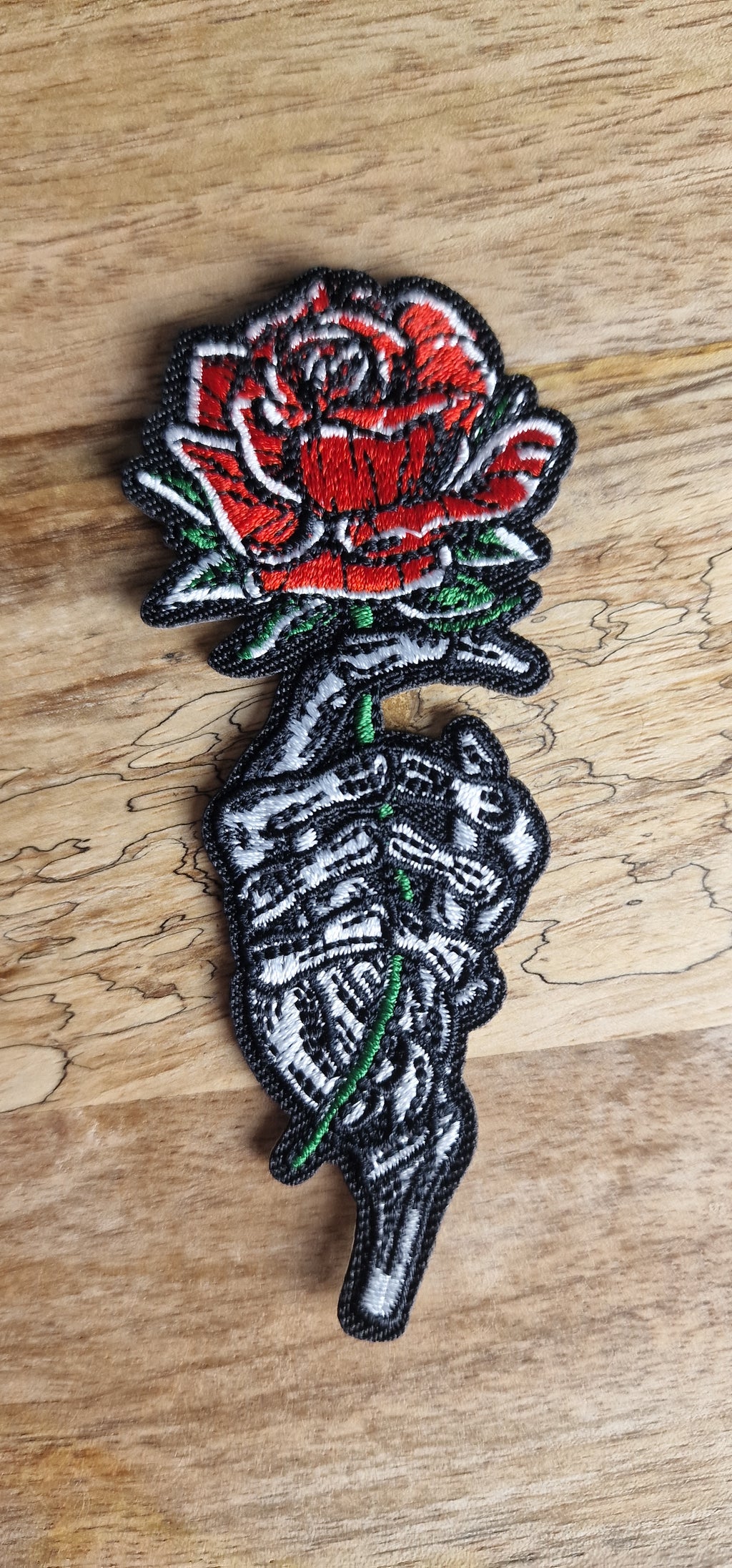 Patch thermocollant - Rose & main squelette