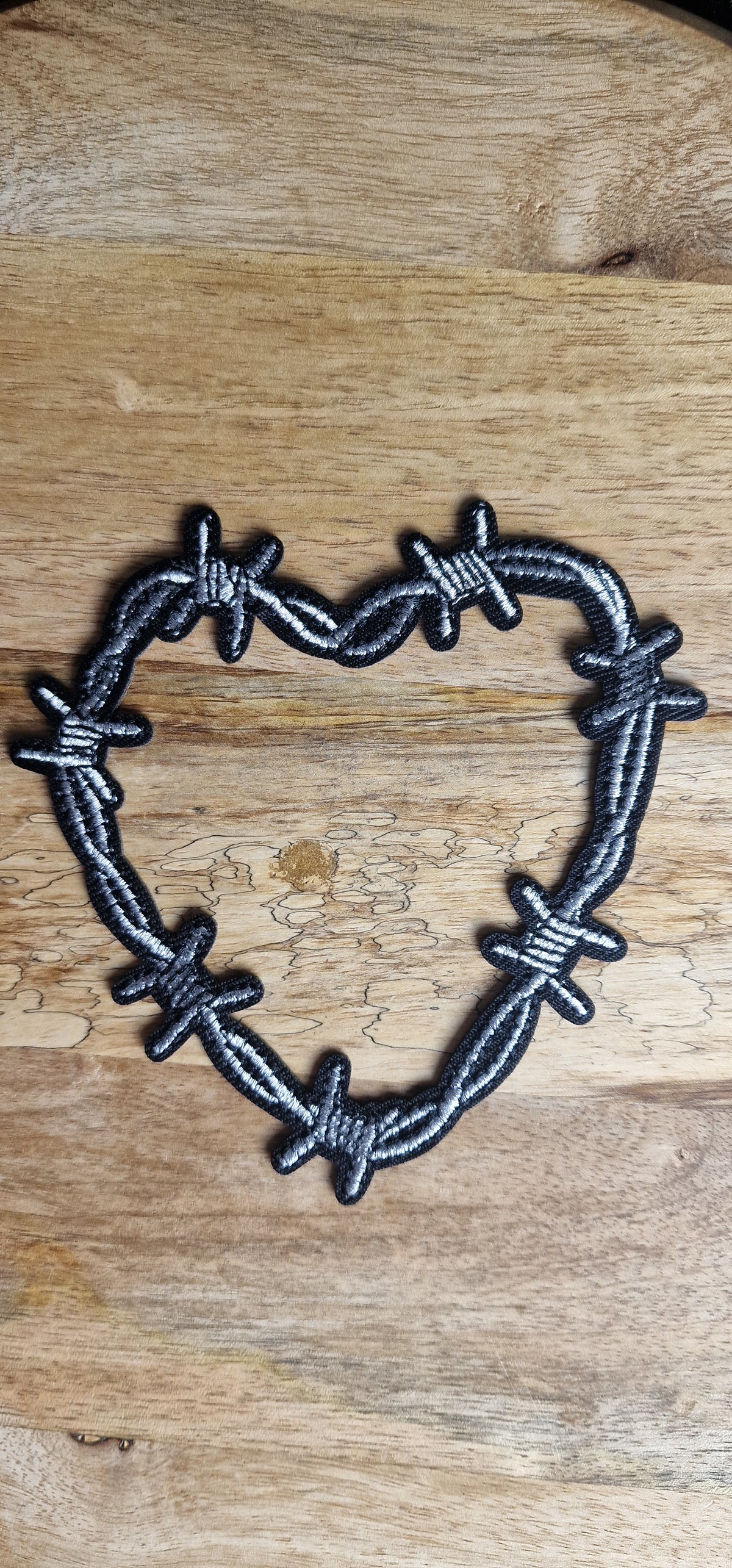Patch thermocollant - Cœur barbelé