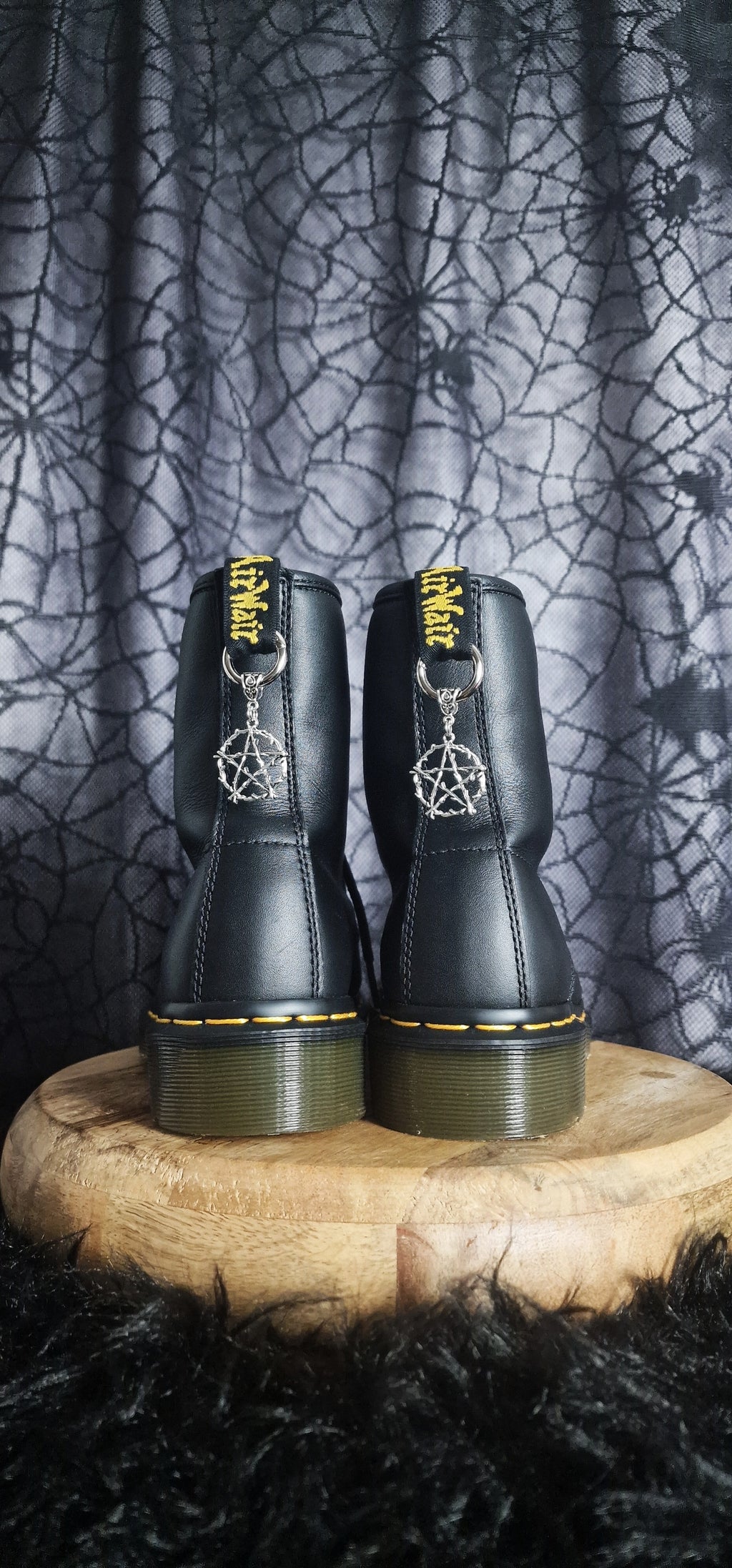 Bijoux simples sur brides arrière - Pentacle branches