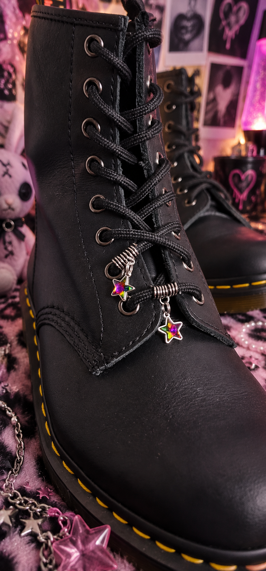 Bijoux simples sur lacets - Etoiles