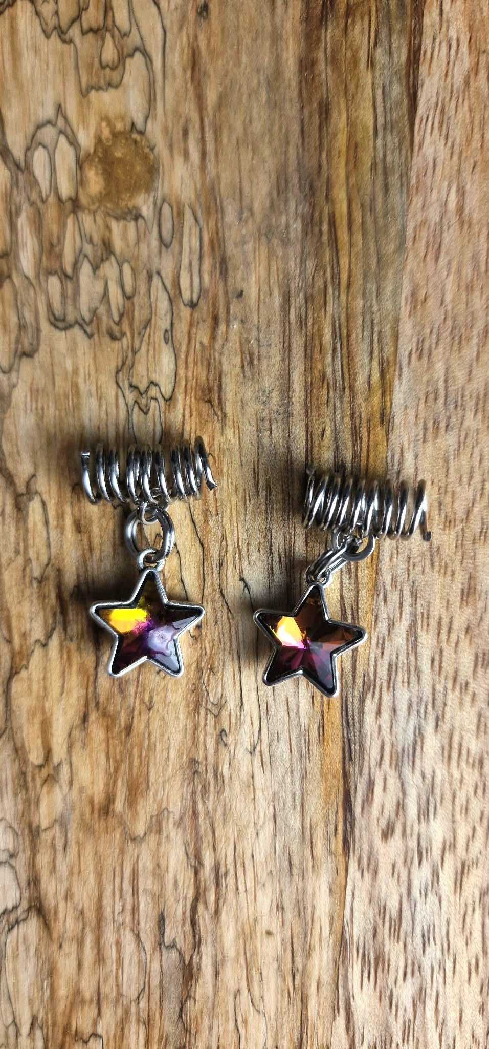 Bijoux simples sur lacets - Etoiles