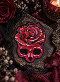 Patch thermocollant - Crâne & rose