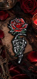 Patch thermocollant - Rose & main squelette
