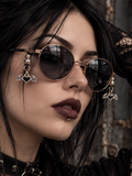 Bijoux simples de lunettes - Coeur & ailes de chauve-souris